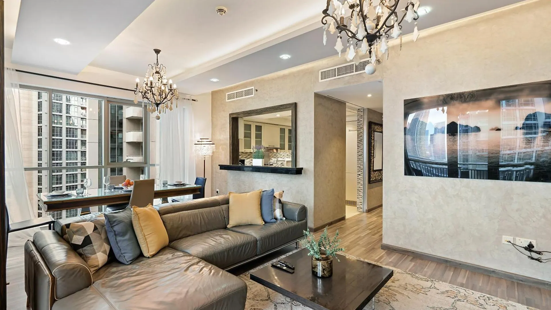 2Br In Downtown With Burj Khalifa & Fountain Views Appartement Dubai